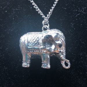 3-D Elephant Necklace